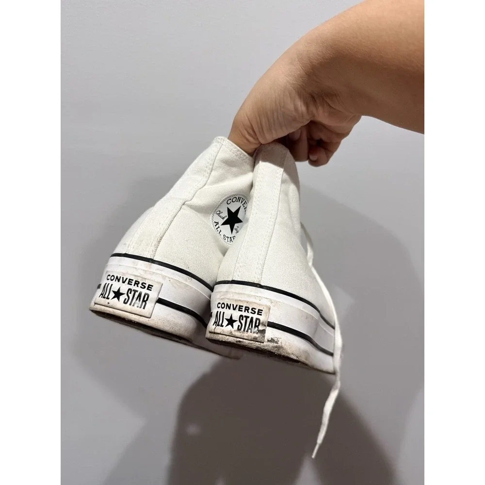 Converse Chuck‎ Taylor All Star Lift Platform High Top Women's 9 - White/Black Q
